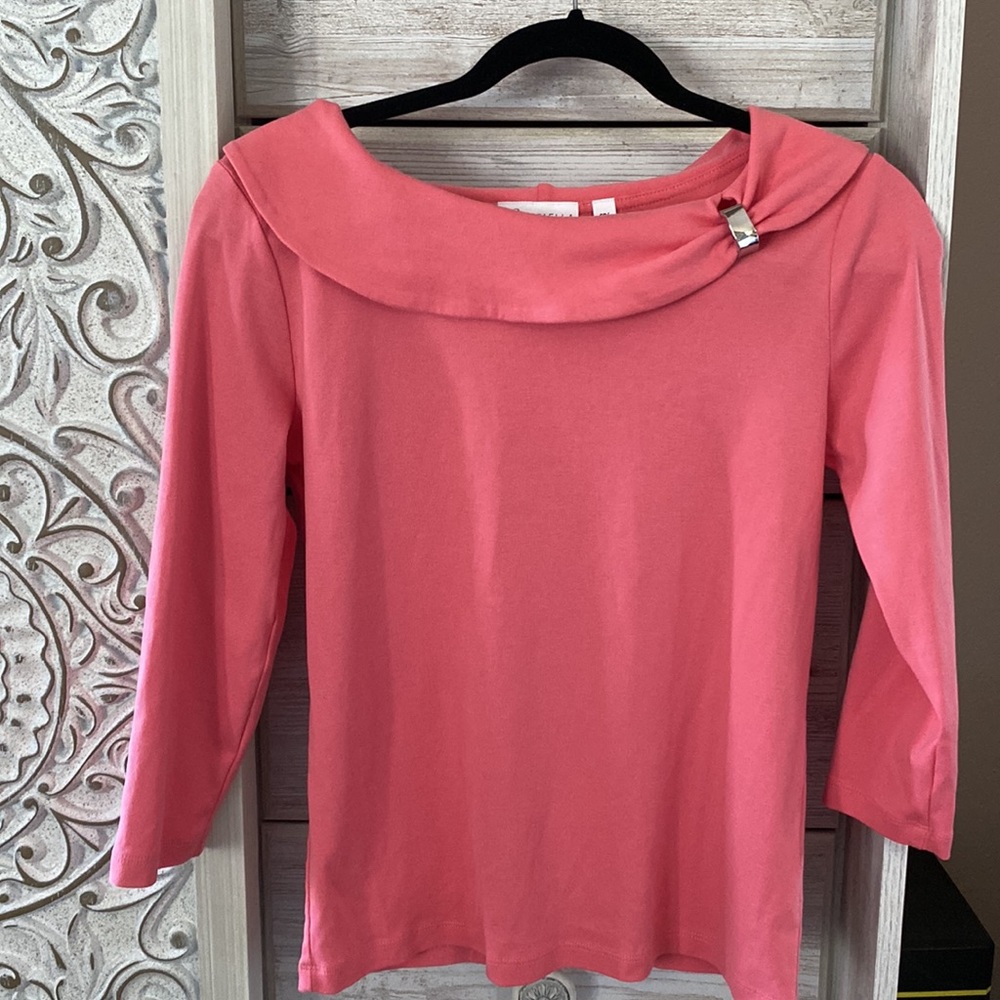 Pink blouse Rafaella - Picture 2 of 4